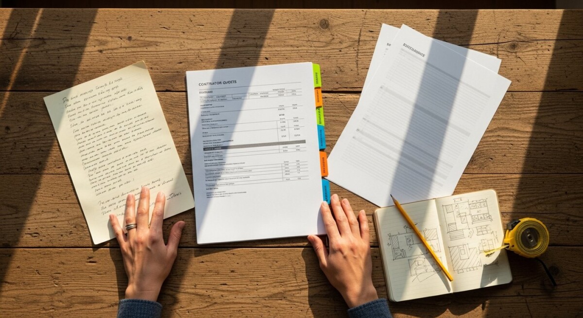 how to compare contractor quotes