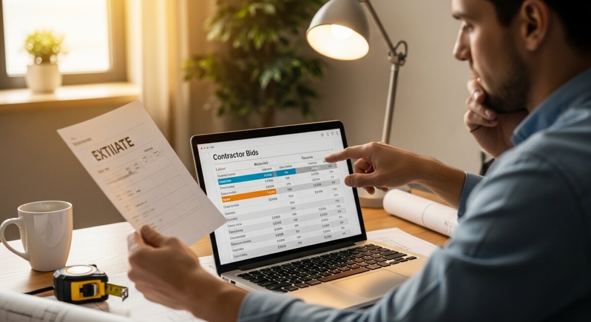 contractor bid comparison tool
